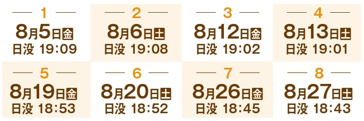 開催日