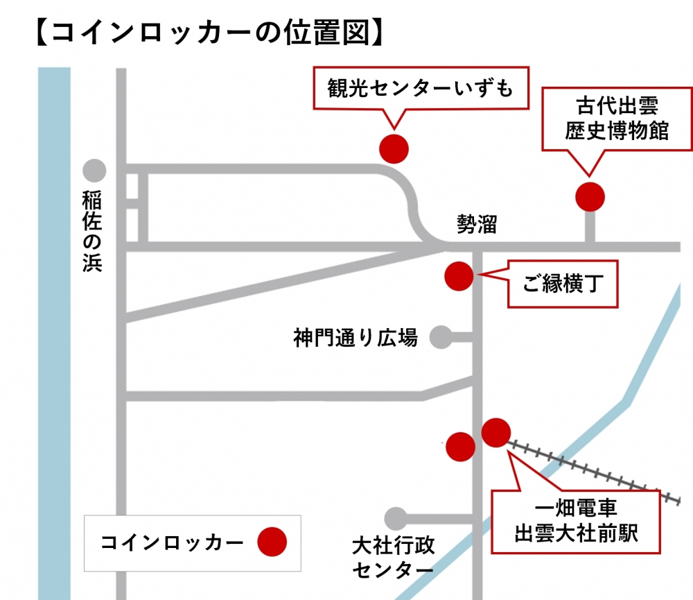 神門通りのマップ